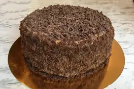 Торт Ёзжик Черный